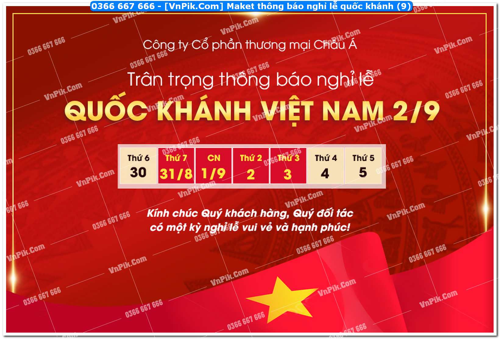 Maket thông báo nghỉ lễ quốc khánh (9)